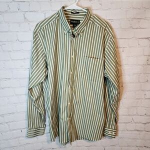 Men's Eddie Bauer "Relaxed Fit" longsleeve button-down shirt, size Large